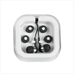 White with Black Earbuds and Covers